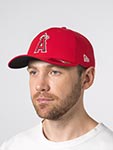Бейсболка NEW ERA арт. 60646773 Anaheim Angels MLB (красный)